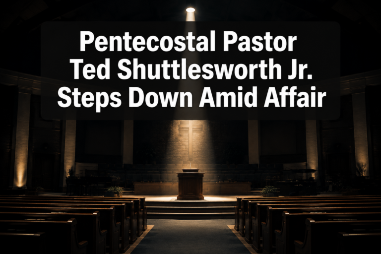 Pentecostal Pastor Ted Shuttlesworth Jr. Steps Down Amid Affair