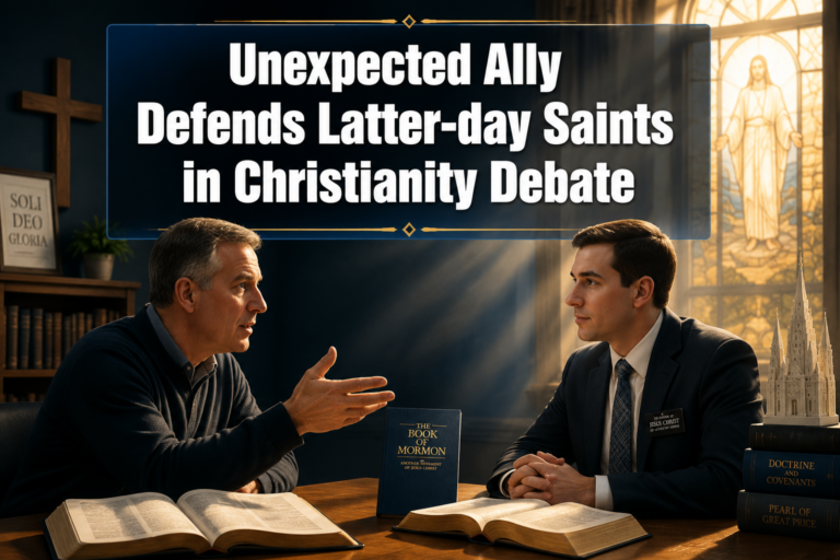 Unexpected Ally Defends Latter-day Saints in Christianity Debate This Week