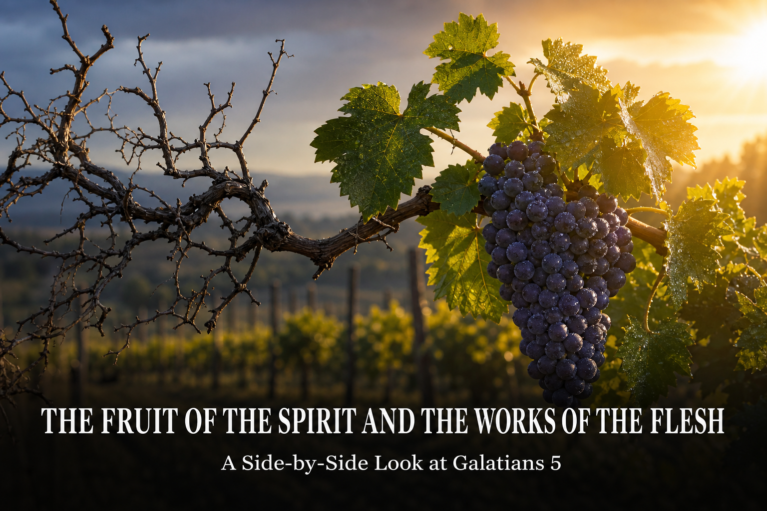The Fruit of the Spirit and the Works of the Flesh: A Side by Side Look at