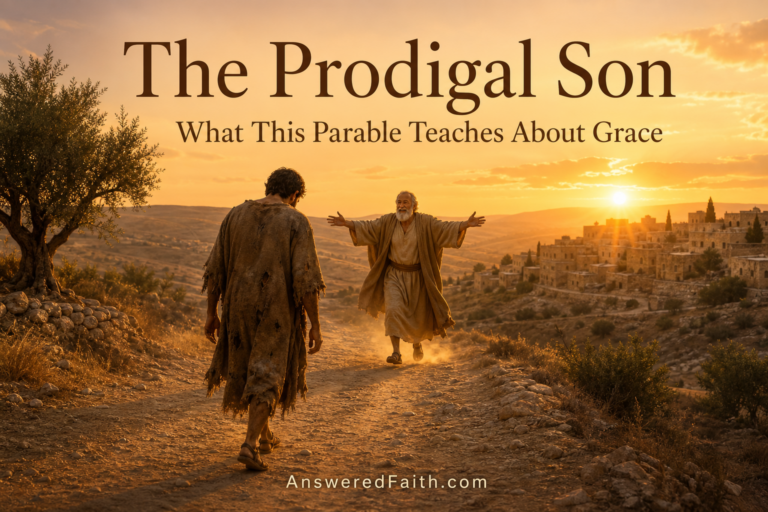 The Prodigal Son: What This Parable Teaches About Grace