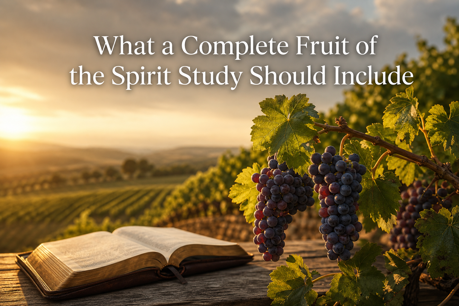 What a Complete Fruit of the Spirit Study Should Include