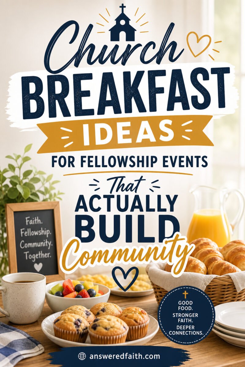 Church Breakfast Ideas for Fellowship Events That Actually Build Community