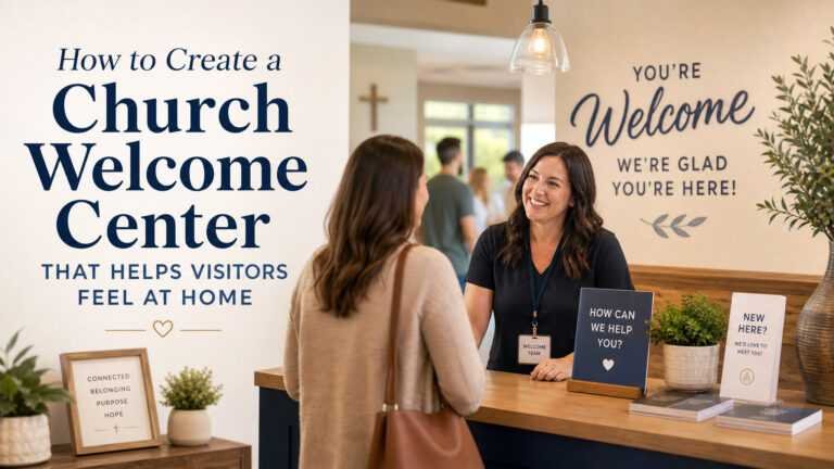 How to Create a Church Welcome Center That Helps Visitors Feel at Home