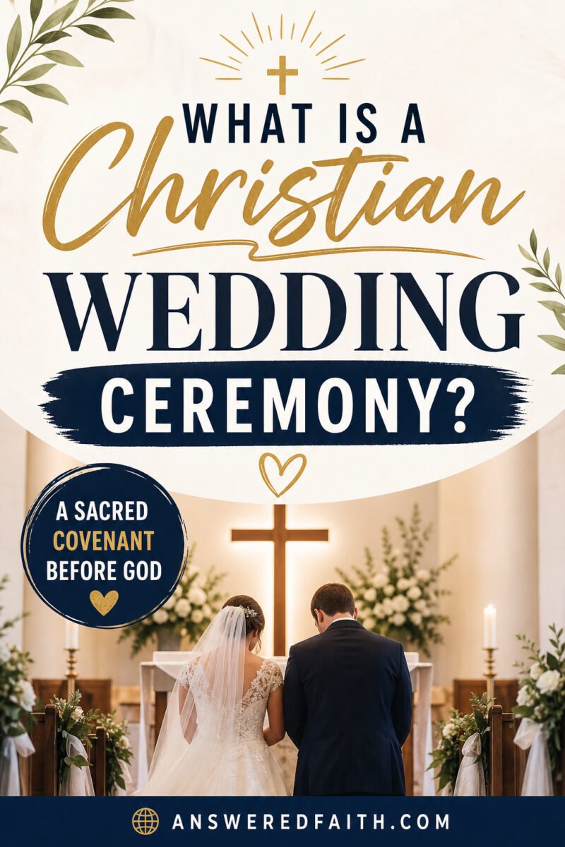 What Is a Christian Wedding Ceremony