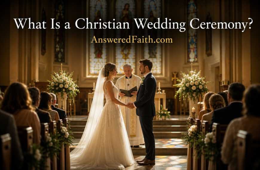 What Is a Christian Wedding Ceremony