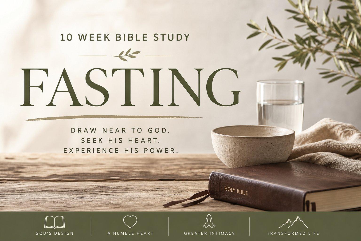 10 Week Bible Study About Fasting