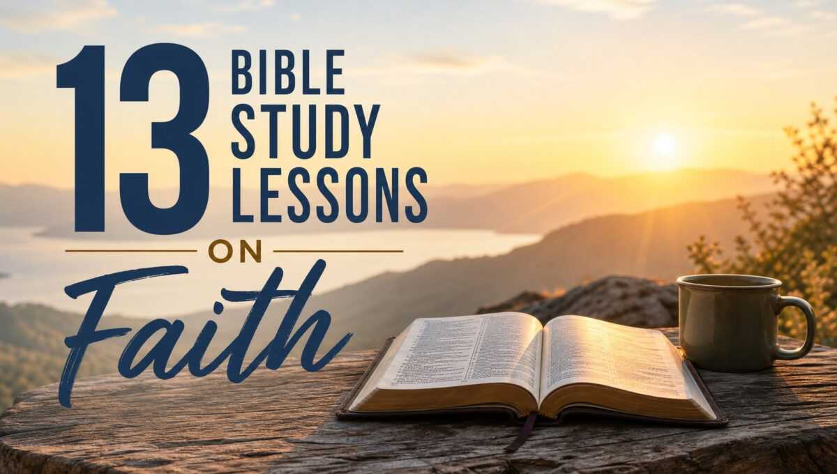 13 Bible Study Lessons On Faith