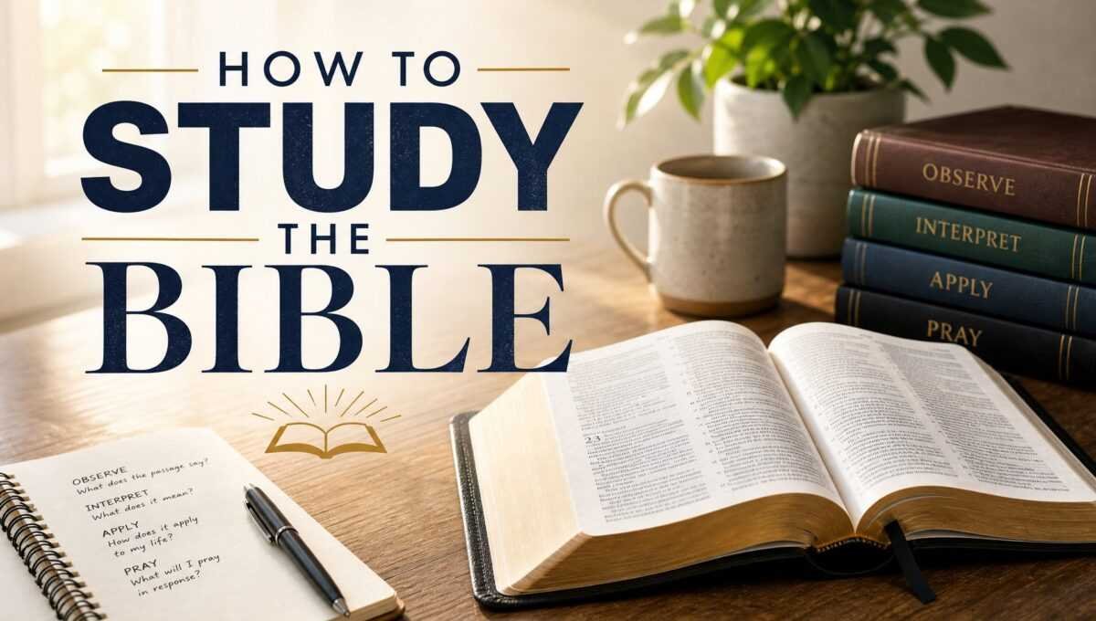 How To Study The Bible